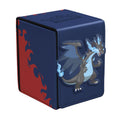 UP - Mega Charizard X Alcove Flip Deck Box for the Pokémon Trading Card Game