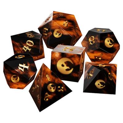 The Crooked Moon Resin Dice