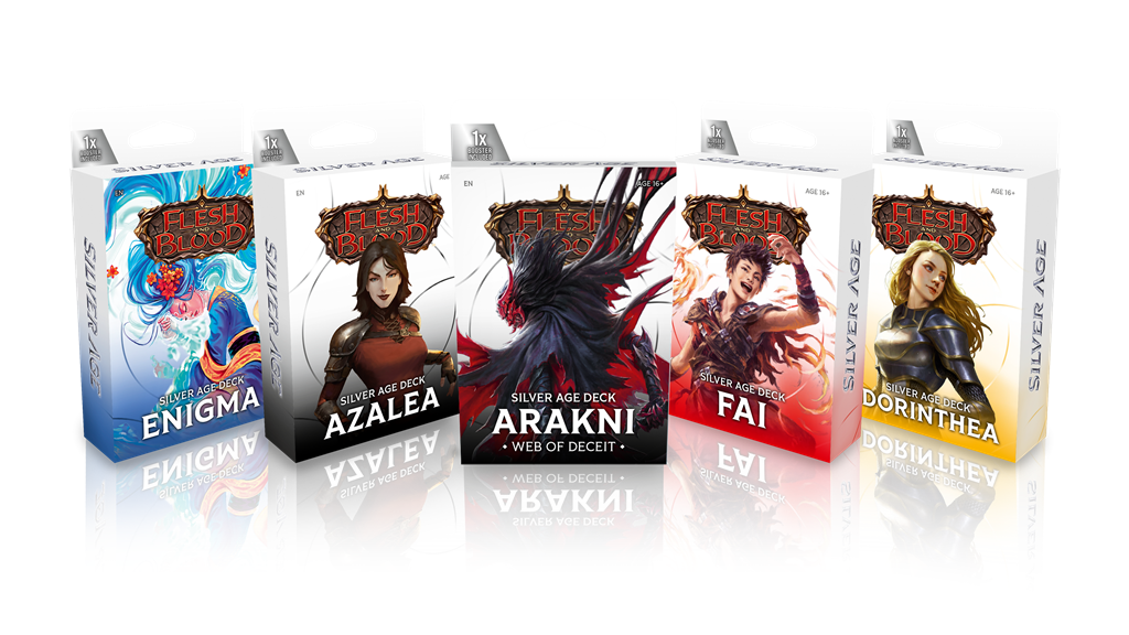 Flesh & Blood TCG - Silver Age: Chapter 2 Deck Display (10 Decks) - EN