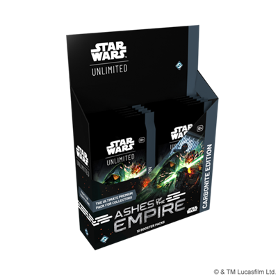 FFG - Star Wars: Unlimited - Ashes of the Empire Carbonite Booster Display (12 Booster) - EN