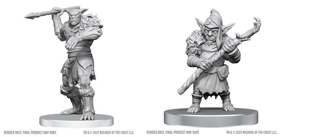 D&D Nolzur's Marvelous Miniatures: Bugbear Stalker & Goblin Hexer