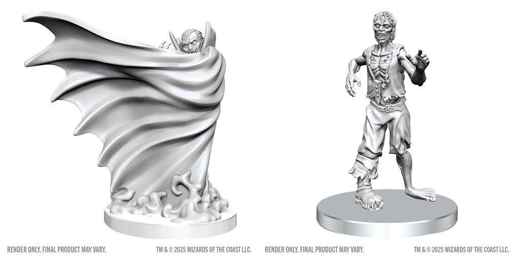D&D Nolzur's Marvelous Miniatures: Classic Vampire & Classic Zombie