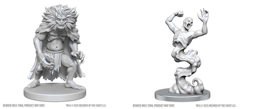 D&D Nolzur's Marvelous Miniatures: Classic Wight & Classic Wraith