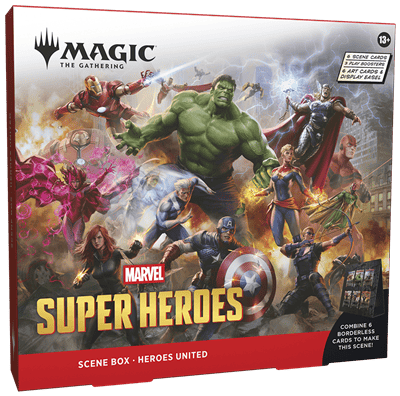MTG - Marvel Super Heroes Scene Box Display (4 Boxes) - EN