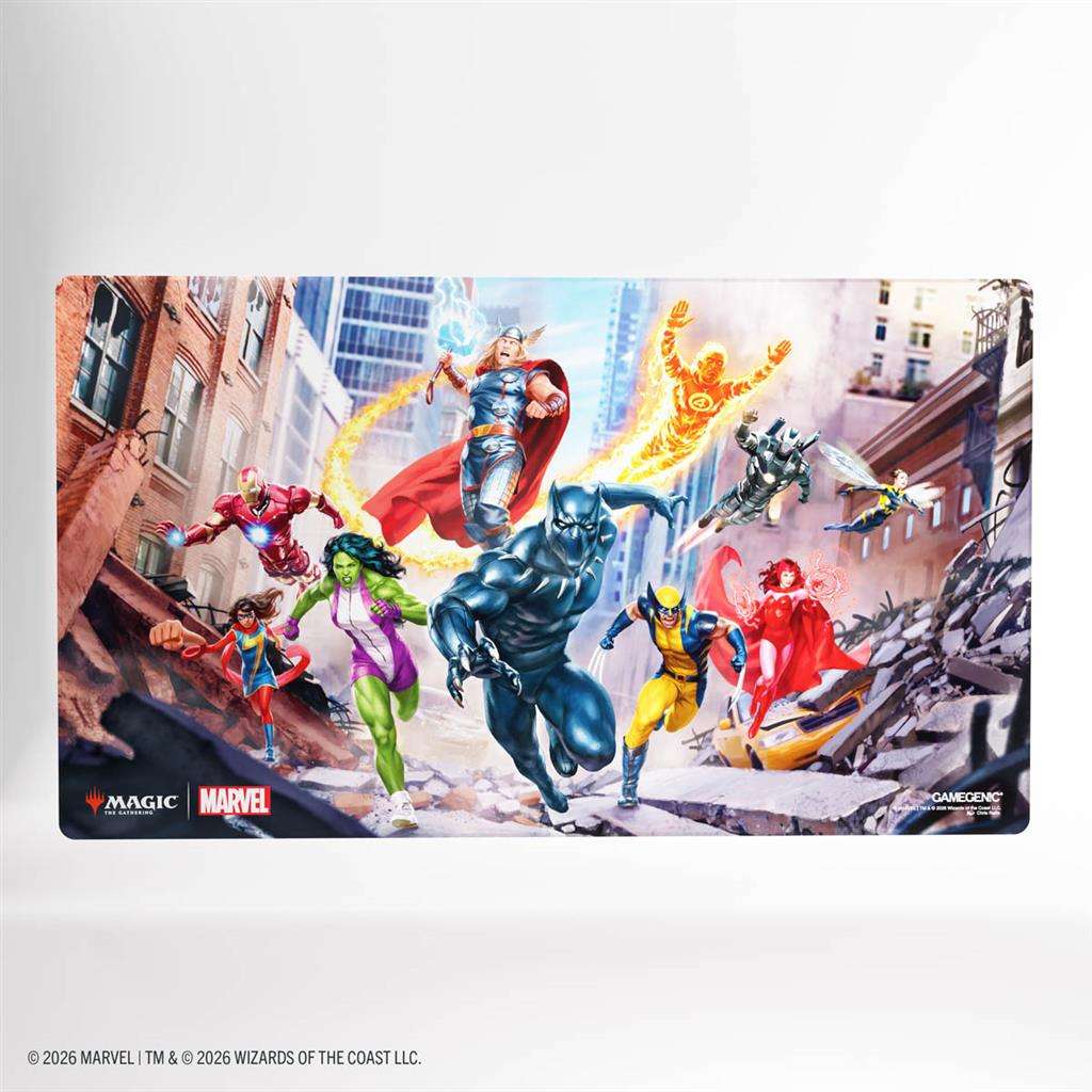 Magic: The Gathering | Marvel Super Heroes Shiny Playmat - Marvel Super Heroes