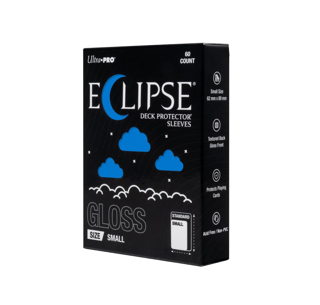 ECLIPSE® Gloss Small DECK PROTECTOR® Sleeves: Pacific Blue - 60ct