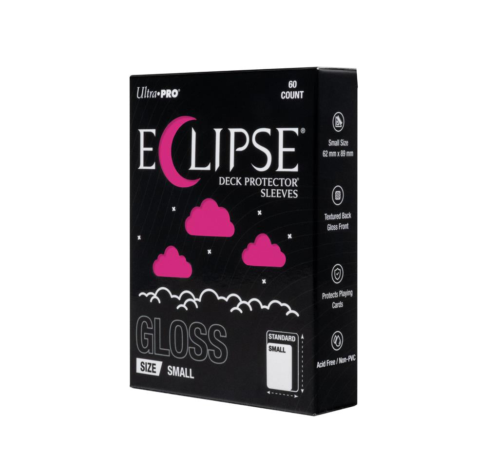 ECLIPSE® Gloss Small DECK PROTECTOR® Sleeves: Hot Pink - 60ct