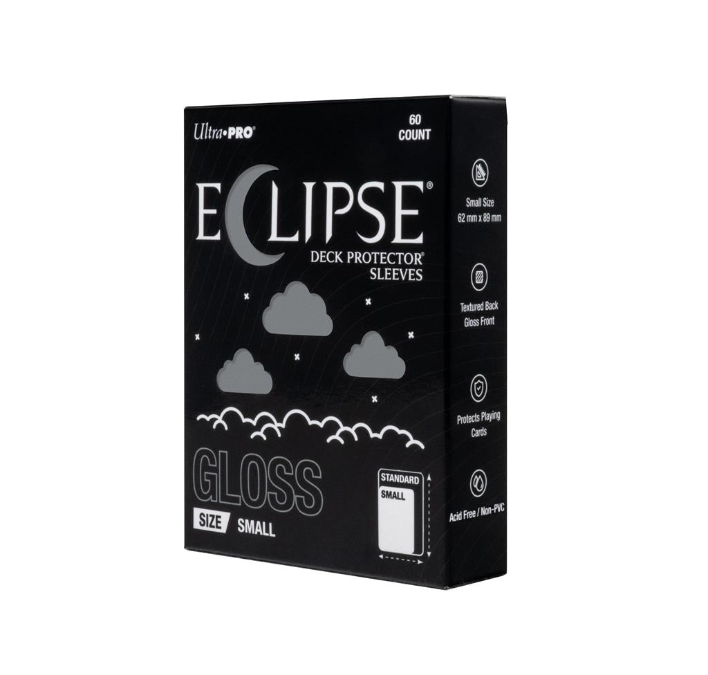 ECLIPSE® Gloss Small DECK PROTECTOR® Sleeves: Smoke Grey - 60ct