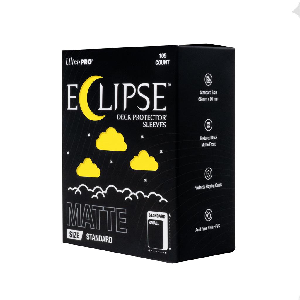 ECLIPSE® Matte Standard DECK PROTECTOR® Sleeves: Lemon Yellow - 105ct