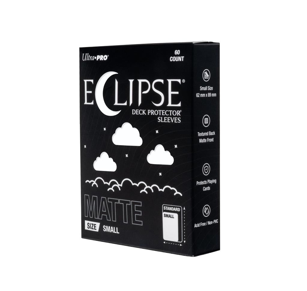 ECLIPSE® Matte Small DECK PROTECTOR® Sleeves: Arctic White - 60ct
