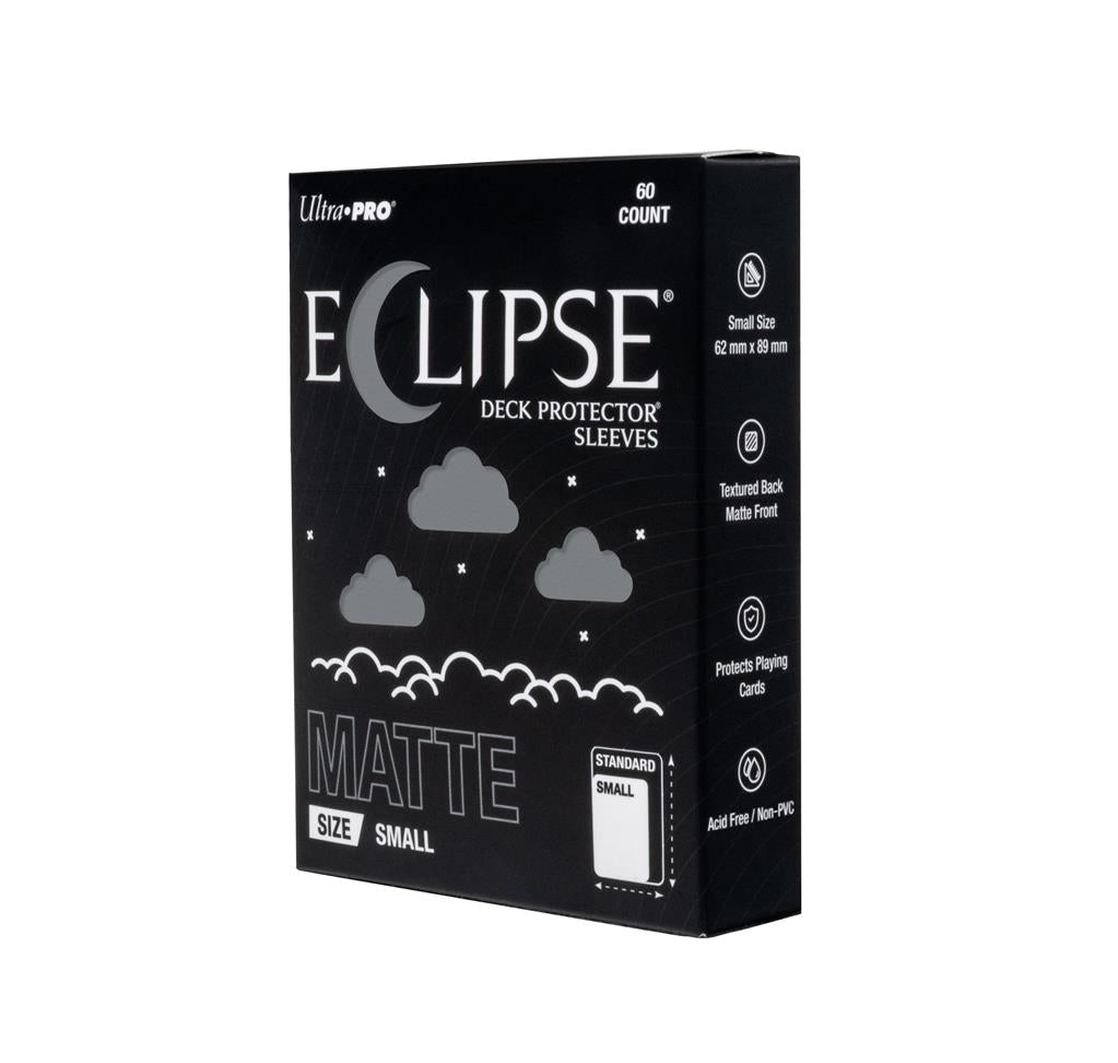 ECLIPSE® Matte Small DECK PROTECTOR® Sleeves: Smoke Grey - 60ct