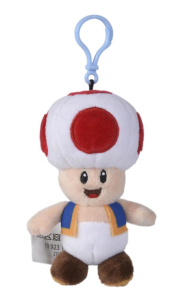 Super Mario - Plush Keychains, 4-sort. (CDU of 12)