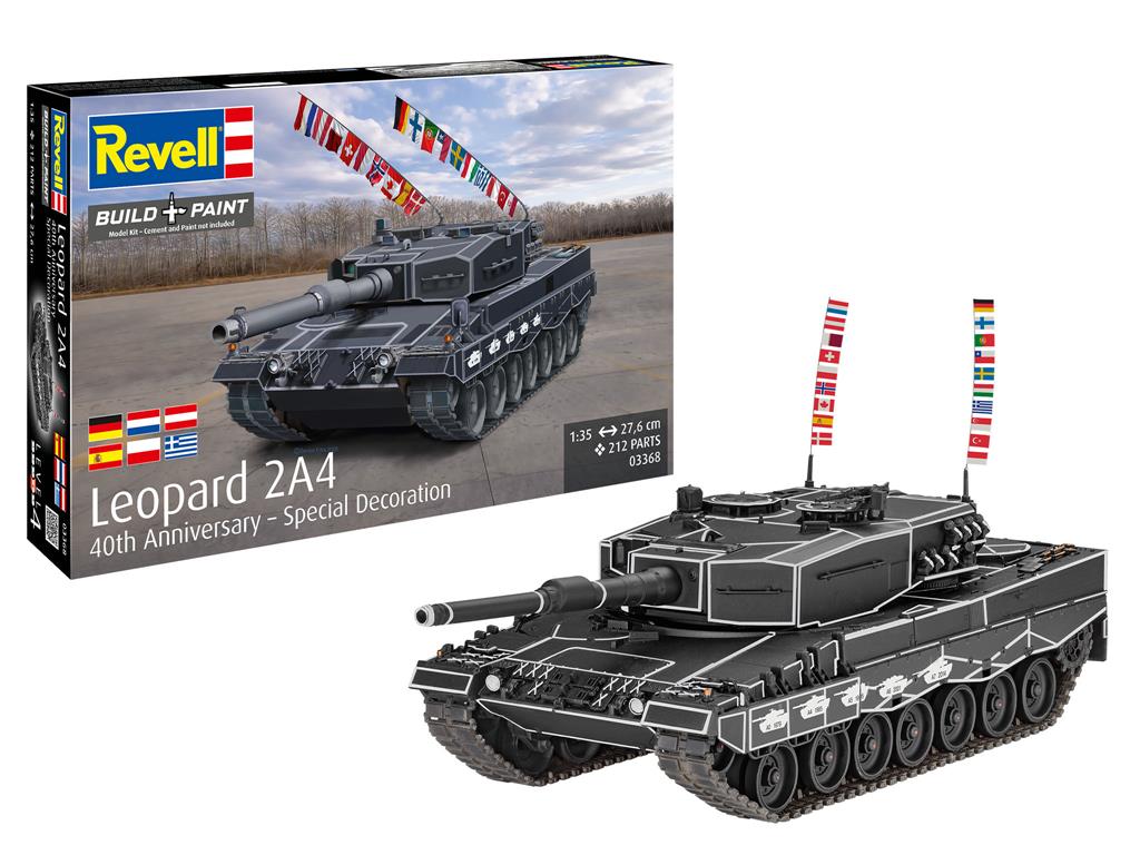 Revell: Leopard 2A4 - Special Decoration 40th anniversary 1:35