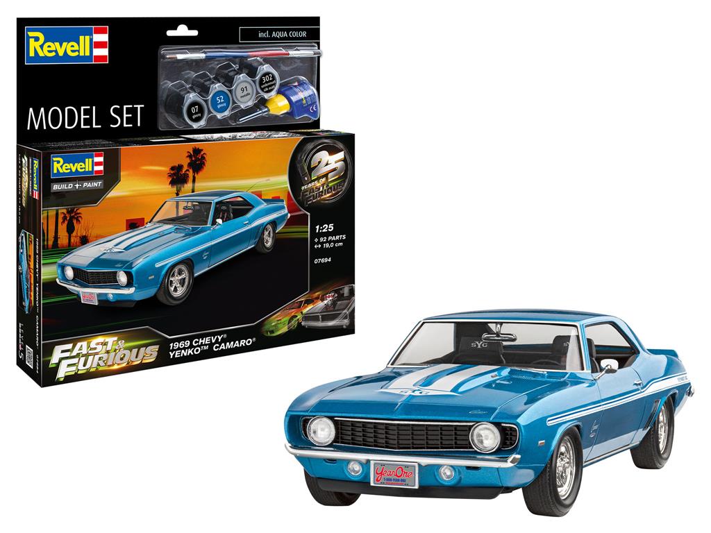 Revell: Model Set F&F 1969 Chevy Camaro Yenko 1:25