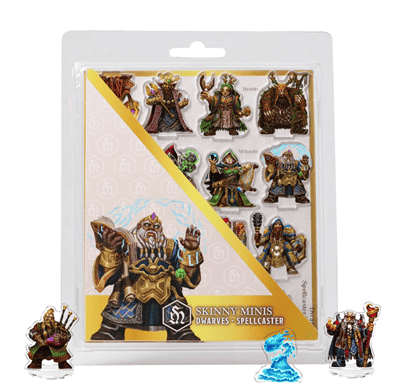 Skinny Minis - Dwarves Spellcaster - EN