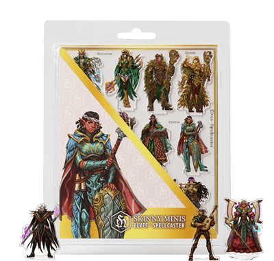 Skinny Minis - Elves Spellcaster - EN