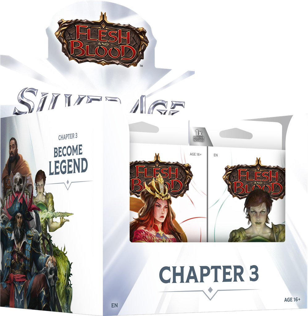 Flesh & Blood TCG - Silver Age: Chapter 3 Deck Display (10 Decks) - EN