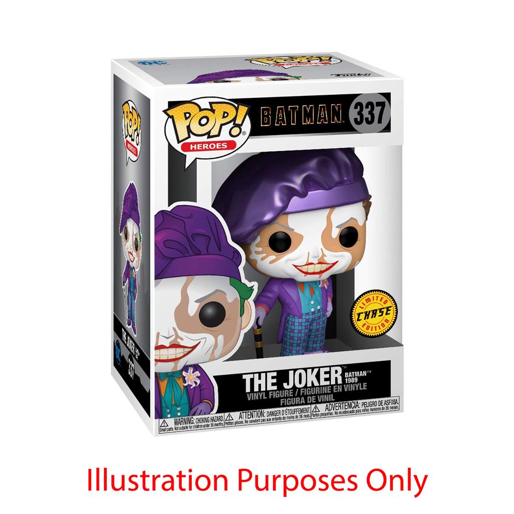 Funko POP Heroes Batman 1989 Joker w/Hat w/Chase (1:6)