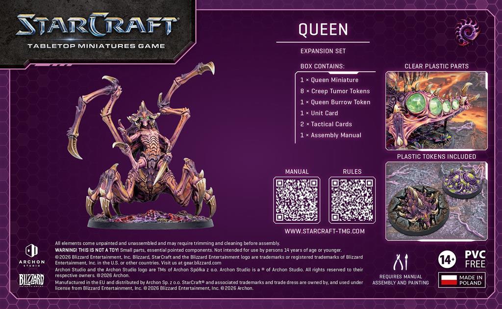 StarCraft® The Miniatures Game - Queen - Zerg - Expansion Set - EN