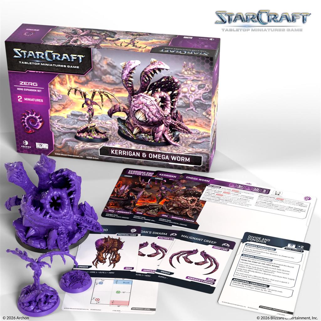 StarCraft® The Miniatures Game - Kerrigan (Primal Kerrigan) - Zerg - Hero Expansion Set - EN