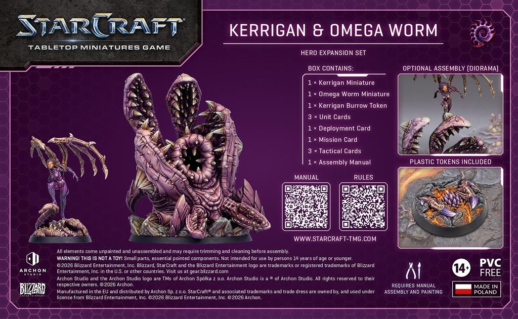 StarCraft® The Miniatures Game - Kerrigan (Primal Kerrigan) - Zerg - Hero Expansion Set - EN