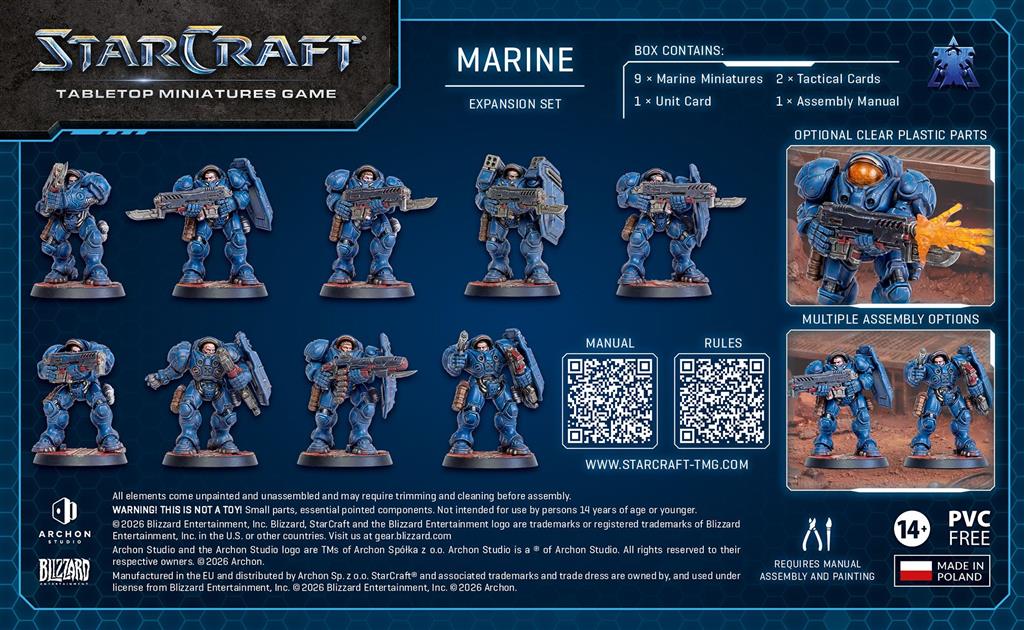 StarCraft® The Miniatures Game - Marine - Terran - Expansion Set - EN