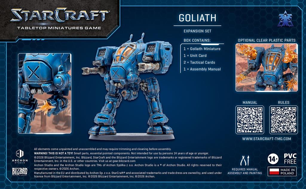 StarCraft® The Miniatures Game - Goliath - Terran - Expansion Set - EN