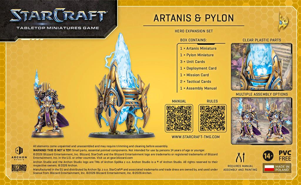 StarCraft® The Miniatures Game - Artanis (Hierarch) - Protoss - Hero Expansion Set - EN