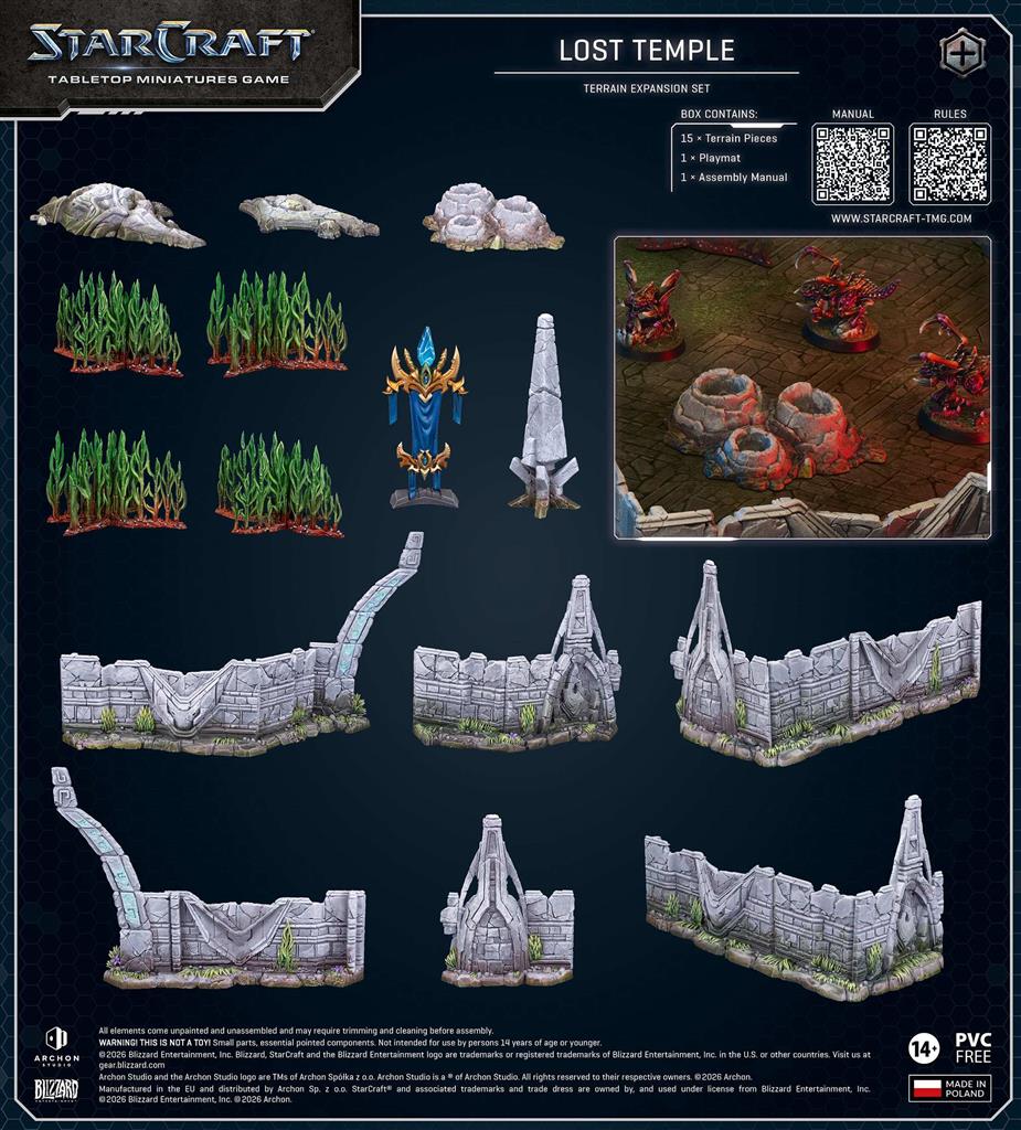 StarCraft® The Miniatures Game - Lost Temple - Terrain Expansion Set - EN