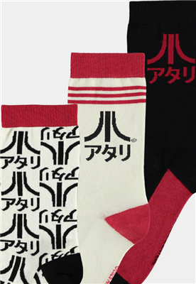 Atari - Crew Socks (3 Pack) - 43/46