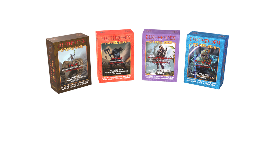 Bluthelden Alliances Origin Deck-Set (4 Starter Decks) - EN