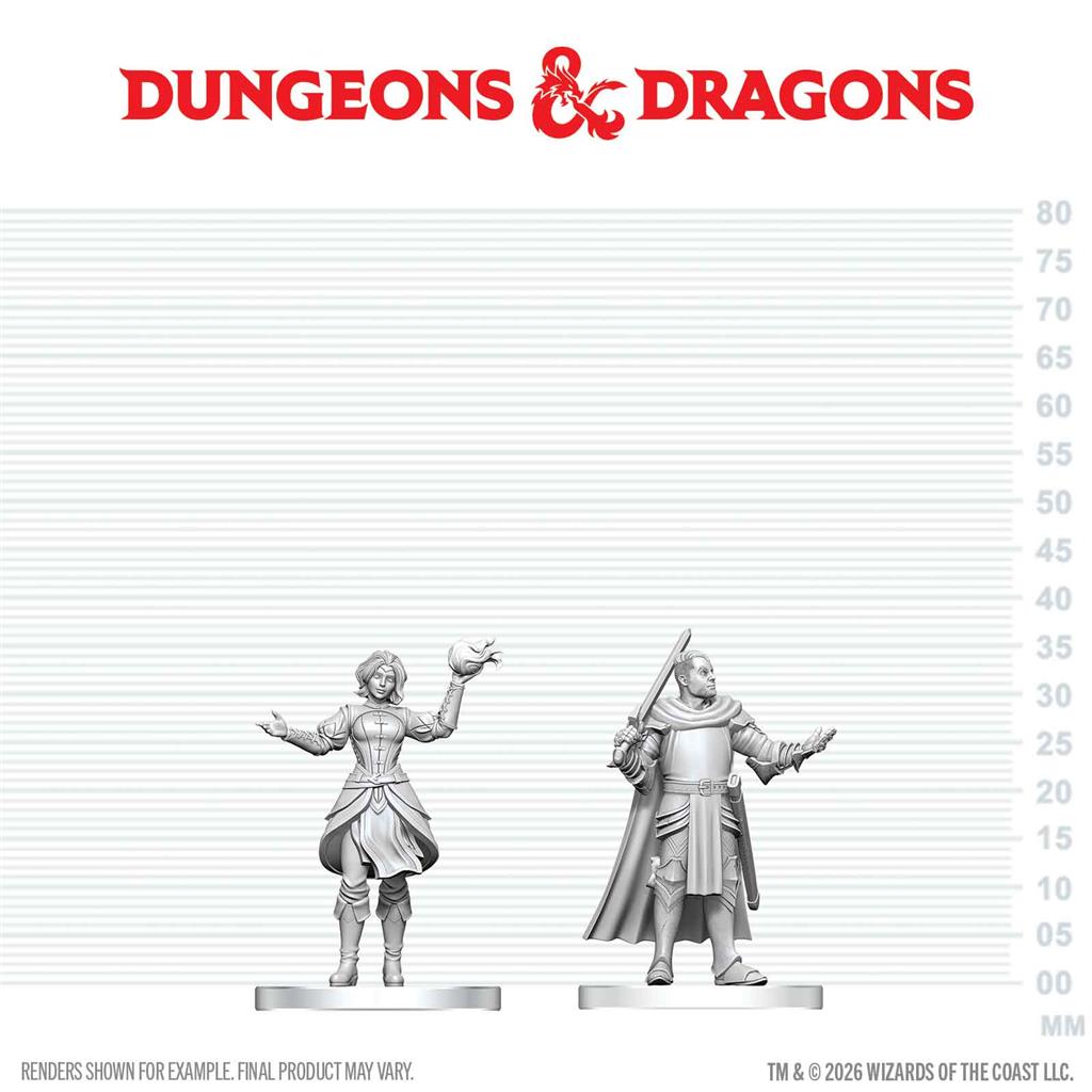 D&D Nolzur's Marvelous Miniatures: Knight & Mage Apprentice - EN