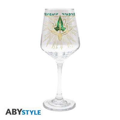 The Lord Of The Rings - Stemmed Glass - Lorien Leaf