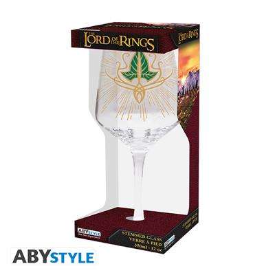 The Lord Of The Rings - Stemmed Glass - Lorien Leaf