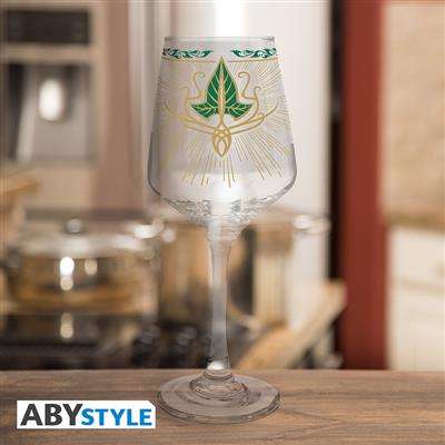 The Lord Of The Rings - Stemmed Glass - Lorien Leaf