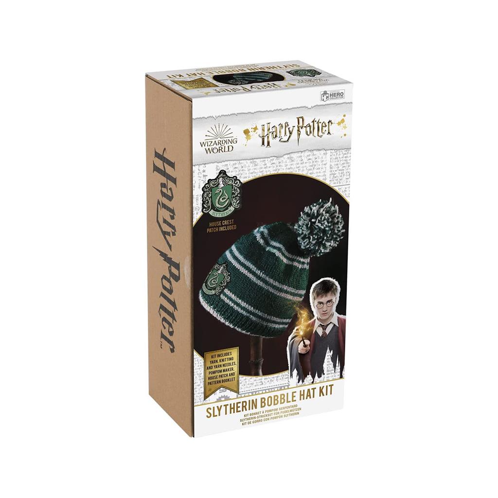 Harry Potter - Bobble Hat Knitting Set - Slytherin