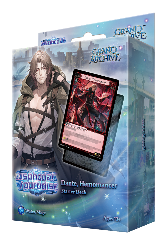 Grand Archive TCG: Dante, Hemomancer Starter Deck Display (8 Decks) - EN