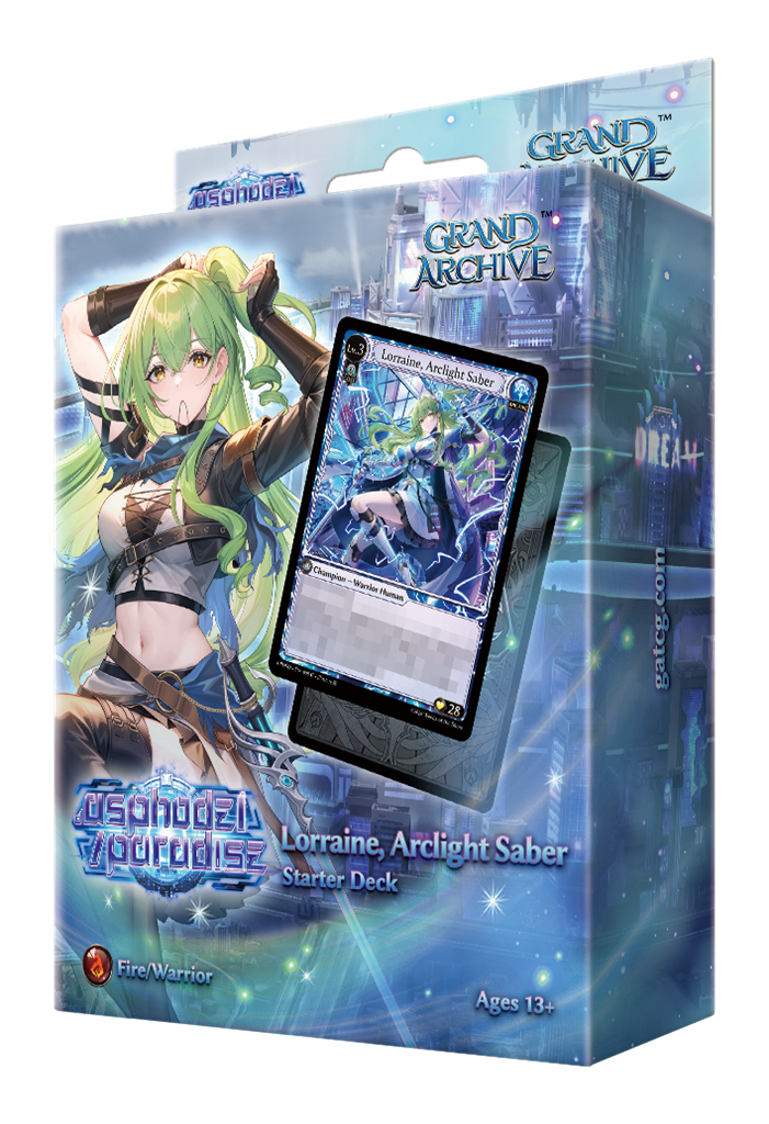 Grand Archive TCG: Lorraine, Arclight Saber Starter Deck Display (8 Decks) - EN