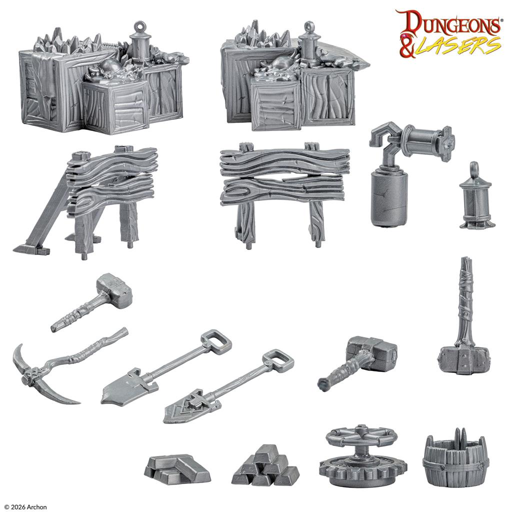 Dungeons & Lasers - Dwarven Train Set - EN