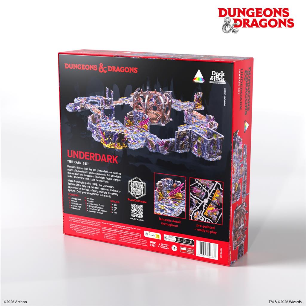Dungeons & Dragons© Underdark Pre-Painted Terrain Set - EN