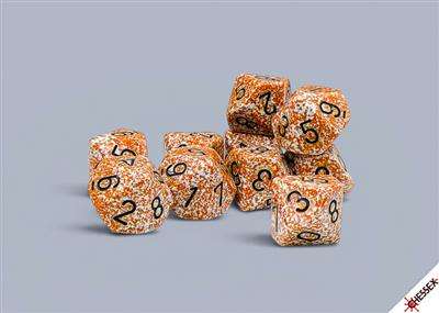 Speckled® Rust Set of Ten d10s