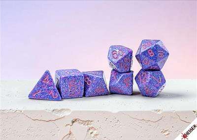 Speckled Purple Passion/pink Polyhedral 7-Die Set