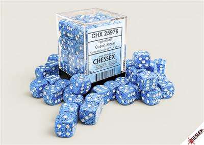 Speckled® 12mm d6 Ocean Stone Dice Block™ (36 dice)