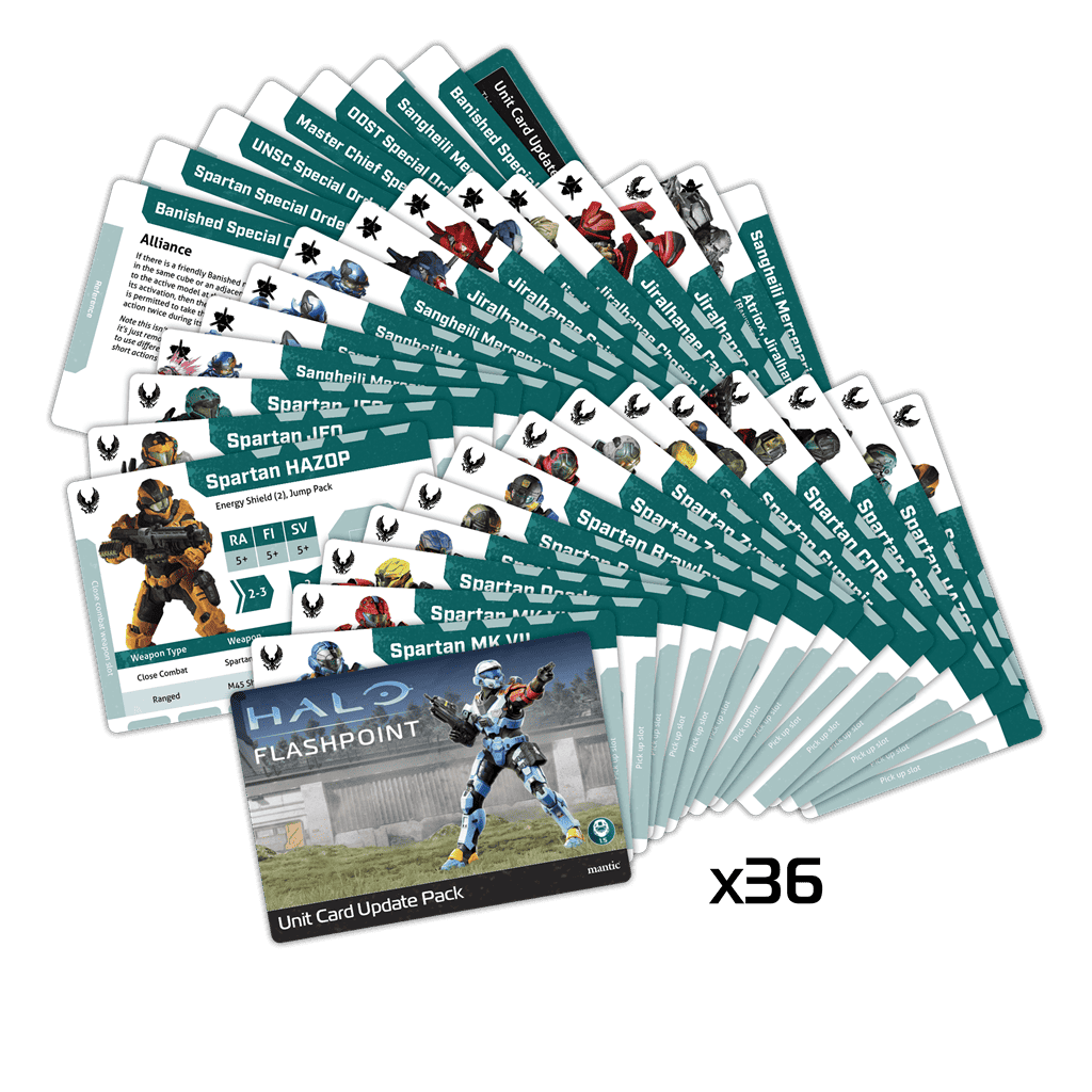 Halo: Flashpoint - Unit Card Update Pack - EN