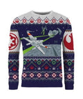 Star Wars - Christmas Jumper (Size XXXL) - X-Wing v TIE Fighter