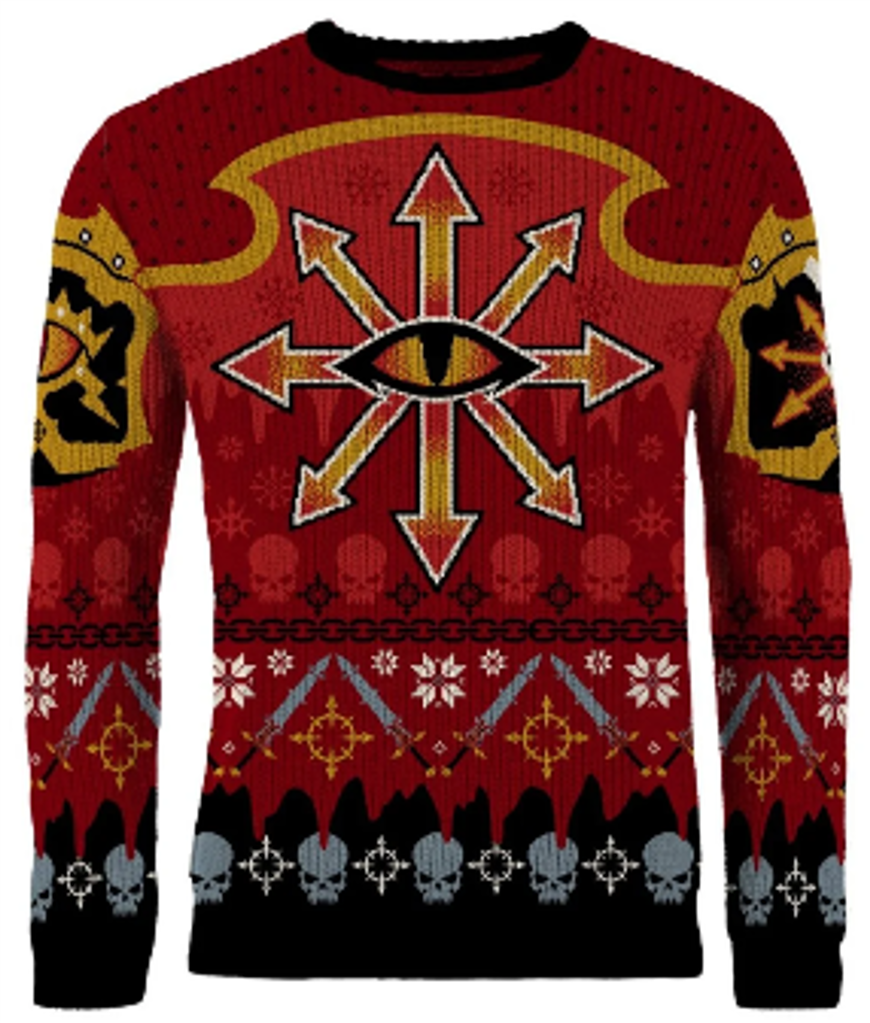 Warhammer 40,000 - Christmas Jumper (Size XL) - Chaos