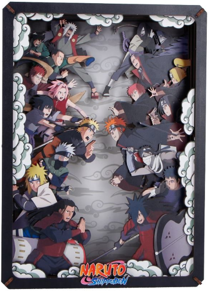 Naruto - Wooden Theatre Large (26.3cm) - Combat