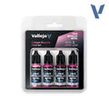 Vallejo True Metallic Metal Crimson Magenta Paint Set (4)