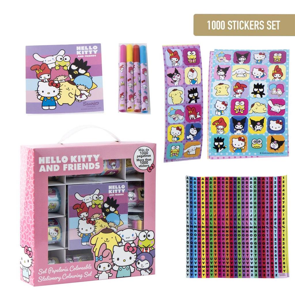 Hello Kitty & Friends - Sticker Set (1000 pieces)