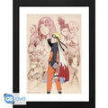 Naruto Shippuden - Framed print (30x40) - Naruto & His Allies